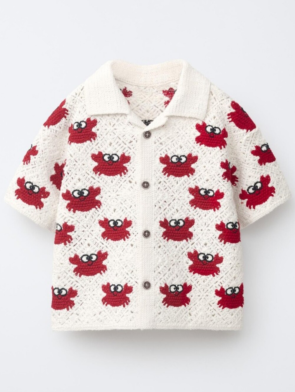 Zara CRAB CROCHET SHIRT- 1 1/2